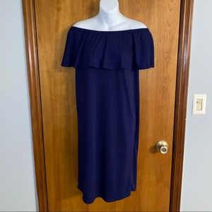 Off the Shoulder Maternity Dress
